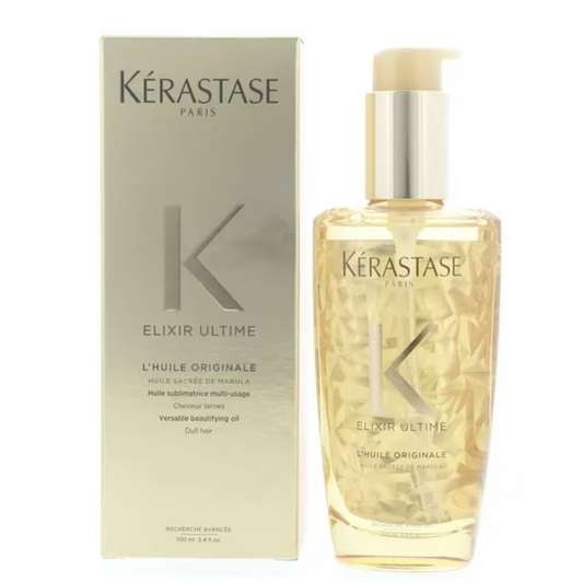 Kerastase Elixir Ultime Refillable Hair Oil - Hydrates & Smoothes Frizz, Adds Shine, With Wild Camellia, Nourishes & Strengthens Hair